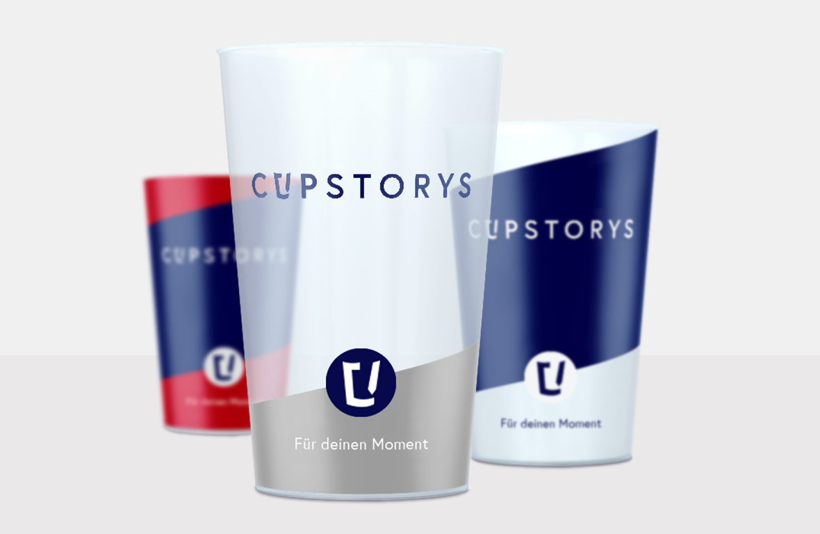 Gobelets personnalisés réutilisables chez cupstorys.be