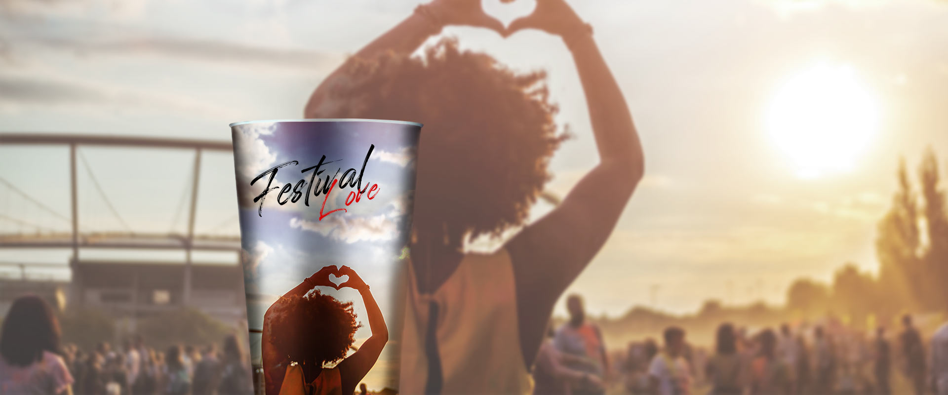 Gobelets de festival durables et réutilisables par cupstorys.be