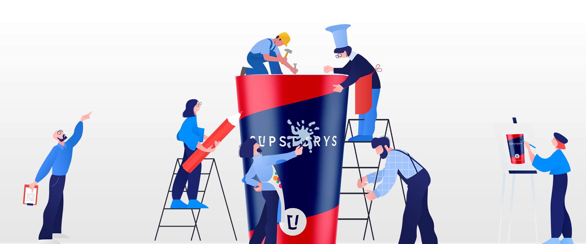 Gobelets réutilisables avec logo par cupstorys.be